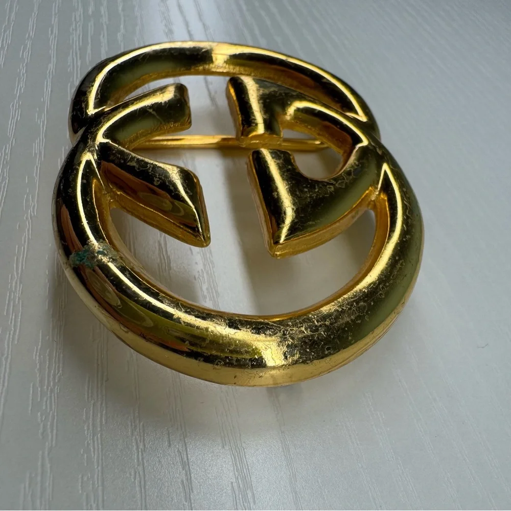 Gucci Authentic Vintage Interlocking Buckle